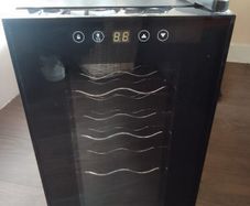 wine cooler fridge 8 bottle capacity.