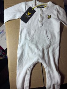 Lyle & Scott babygrow.