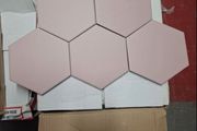 5.16m2 Rosy Hex tiles 6x7