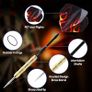 FREE SHIPPING | 18 Pack Steel Tip Darts, Premium Aluminum Shafts Professional Metal Darts Set, Darts Set for Beginner or Professional with 6 Style PET Flights and Dart Sharpener Image 2