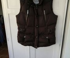 Esprit Brown Gilet Feather Filling Size 16