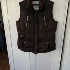 Esprit Brown Gilet Feather Filling Size 16