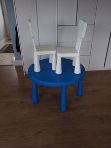 children's IKEA table and chairs