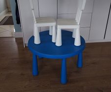children's IKEA table and chairs