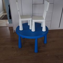children's IKEA table and chairs