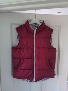 GAP KIDS girls padded reversible gilet