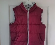 GAP KIDS girls padded reversible gilet
