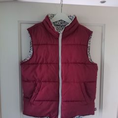 GAP KIDS girls padded reversible gilet