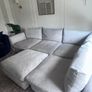 L-shape couch with footstool Image 8
