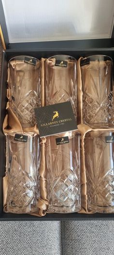 Killarney Crystal High Ball Glasses