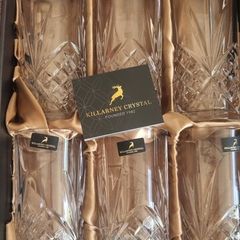 Killarney Crystal High Ball Glasses