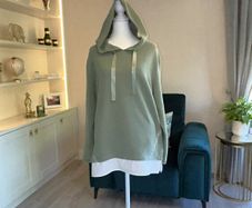 Ladies Twist Two in One Ribbed Pullover from Pamela Scott Size UK 14 / EU 42
