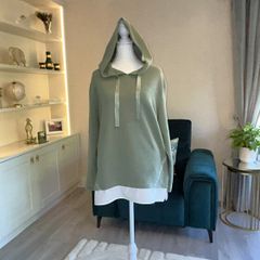 Ladies Twist Two in One Ribbed Pullover from Pamela Scott Size UK 14 / EU 42