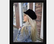 Classy Black Baker Boy Hat