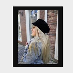 Classy Black Baker Boy Hat