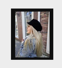 Classy Black Baker Boy Hat