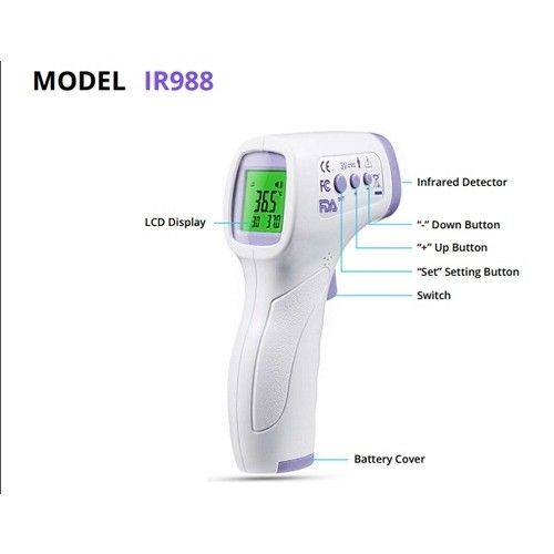Flu fever temperature Infrared Contactless Thermometer baby