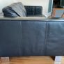 Bo Concept Black Leather Sofa Image 3