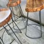 Set of three bar counter stools Image 4