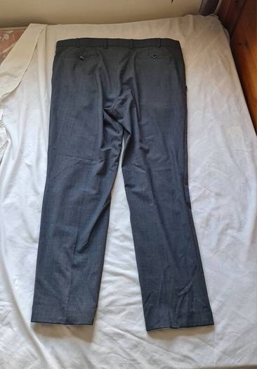 Meyer roma trousers Size 44/32 zip fly grey polyester In excellent condition