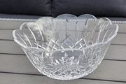 Vintage Waterford Crystal Scallopped Edge Fruit Bowl