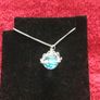 Sterling silver disco ball pendant necklace Image 2