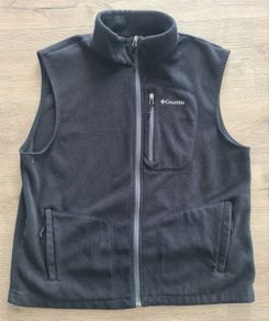 Columbia Black fleece gilet XL