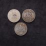 3 Vintage UK Silver Shilling Coins ( 1922, 1933 and 1939 ) - 50% Silver Image 2