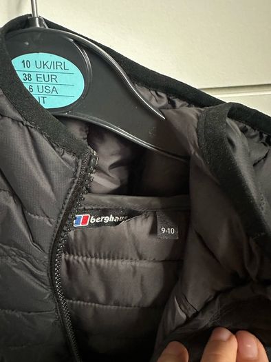New Berghaus Black Hooded Gilet
