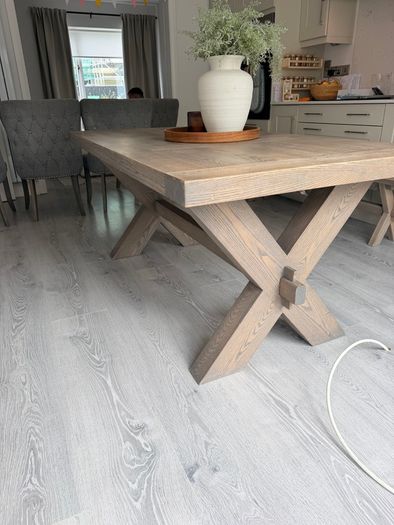 Diamond Furniture Horsen Y-Leg Dining Table 180cm x 90cm