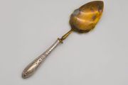 Antique 1800s Silver 800 Dessert Spoon Swiss