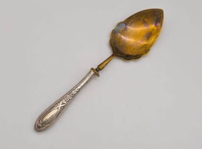 Antique 1800s Silver 800 Dessert Spoon Swiss