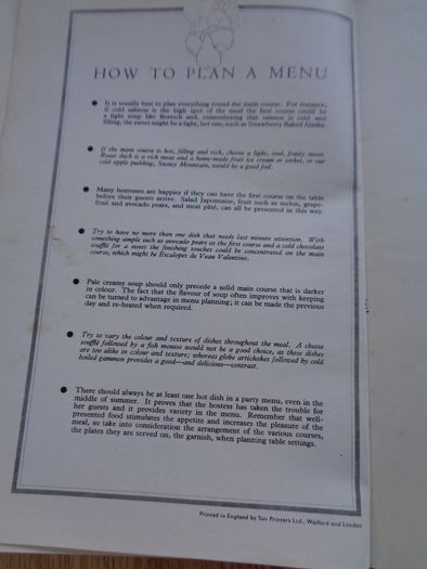 Woman and Home - Cordon Bleu Cookery - Vintage Retro Cook Book