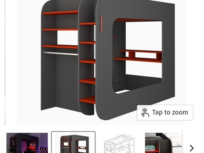 Gaming bed (small double and sofa bed)
