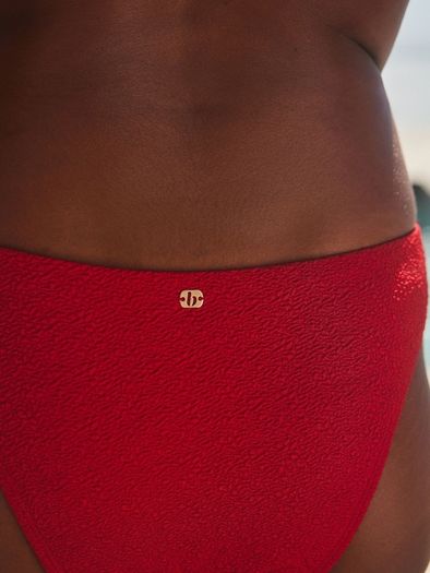 New with tags UK20 B by Ted Baker Textured Sparkle High Leg Bikini Bottoms