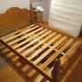 Solid Pine Double Bed Frame 140x190cm Image 2