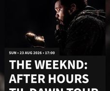 The Weekend standing ticket