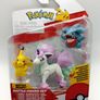 Pokemon Battle Figure Set 2025 Pikachu + Galarian Ponyta + Gible PKW4097 NEW Image 2
