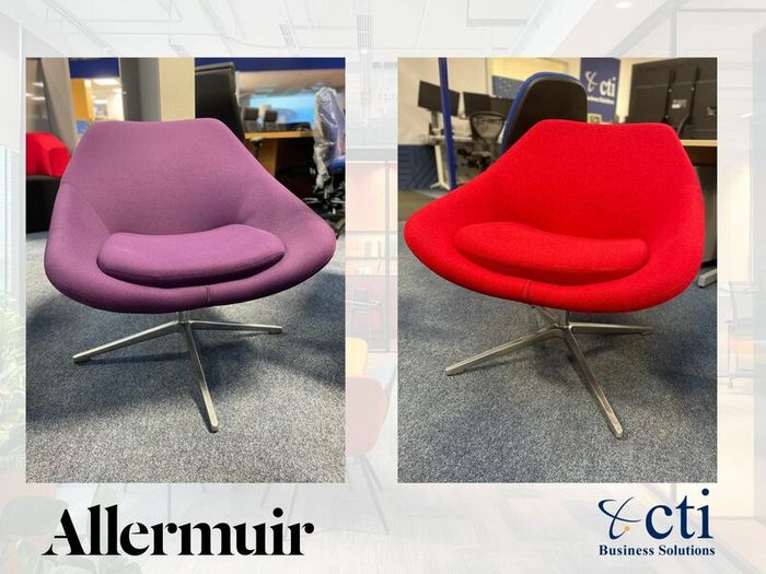 4 X Allemuir Lounge Chairs - Grade A