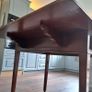 Mahogany Extendable Drop-Leaf Table with Drawer Image 6