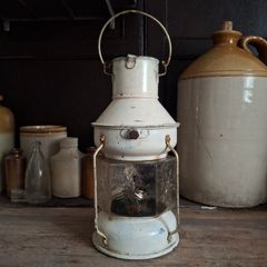 Mid-Century Nautical Style Storm Lantern