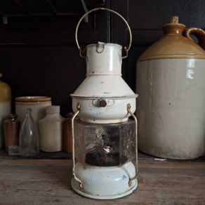 Mid-Century Nautical Style Storm Lantern