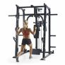 Smith machine rack with plate loaded cables Image 6
