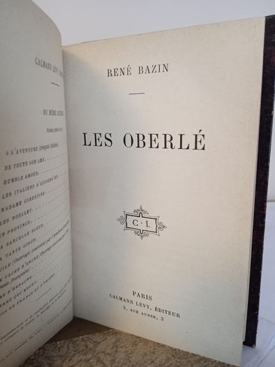 Les Oberle by Rene Bazin (AB511)