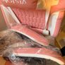 Office Chair - Pink & White Image 3