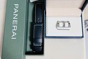 Panerai blue leather strap with buckle