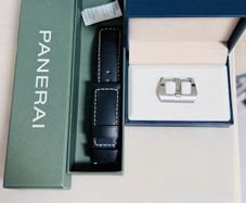 Panerai blue leather strap with buckle