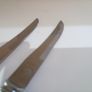 Antique Set of 4 Genuine Stag/Antler Handle Steak Knives and Forks. Made In Sheffield England Image 5