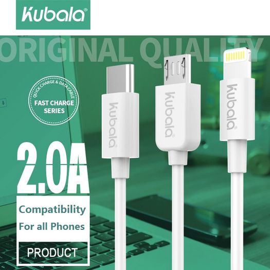 Kubala 2M Apple Lightning Fast Charger Cable 2A (Brand New/Warranty)