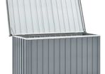 vidaXL Garden Storage Box Grey 149x99x93 cm
